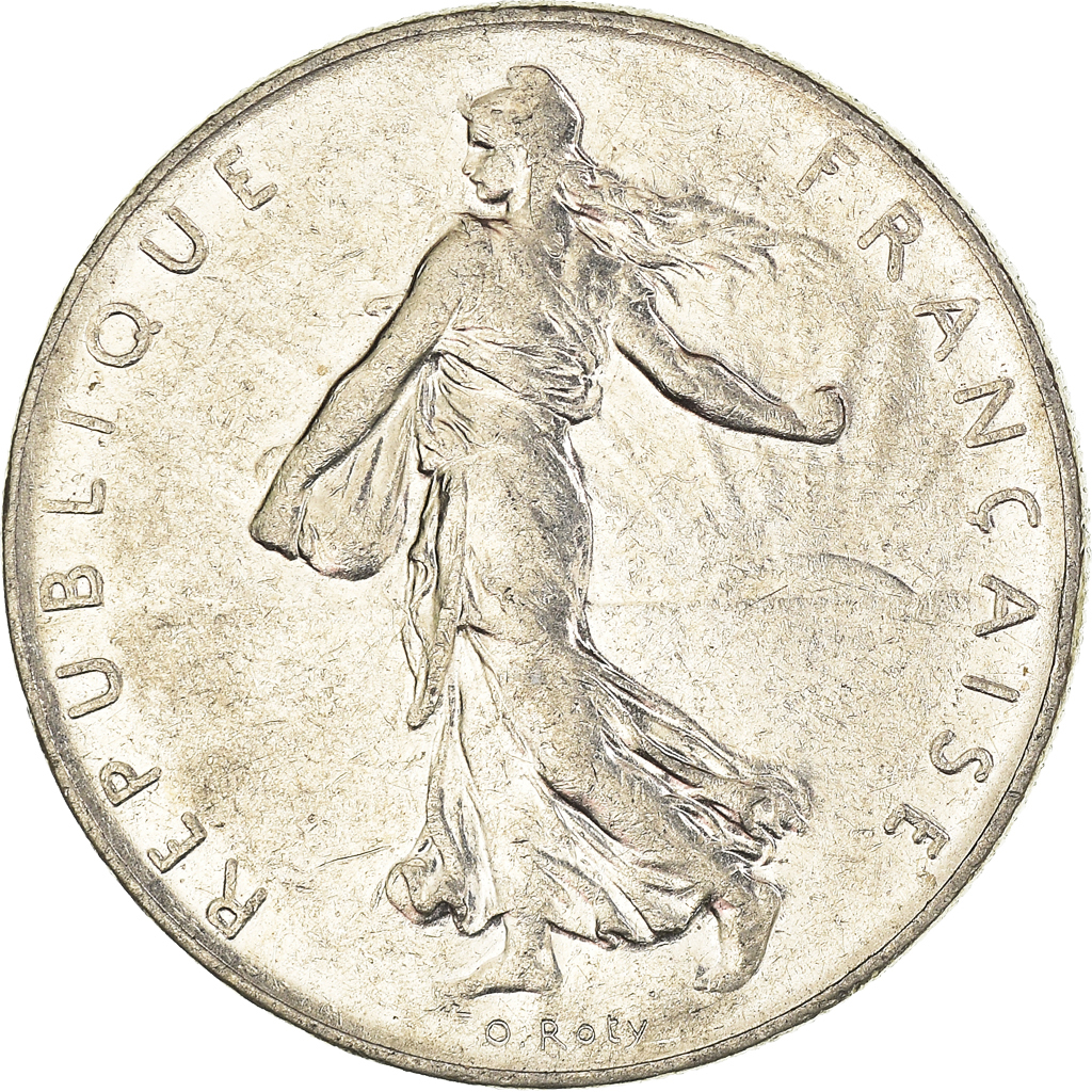Moneda, Francia, Franc, 1976