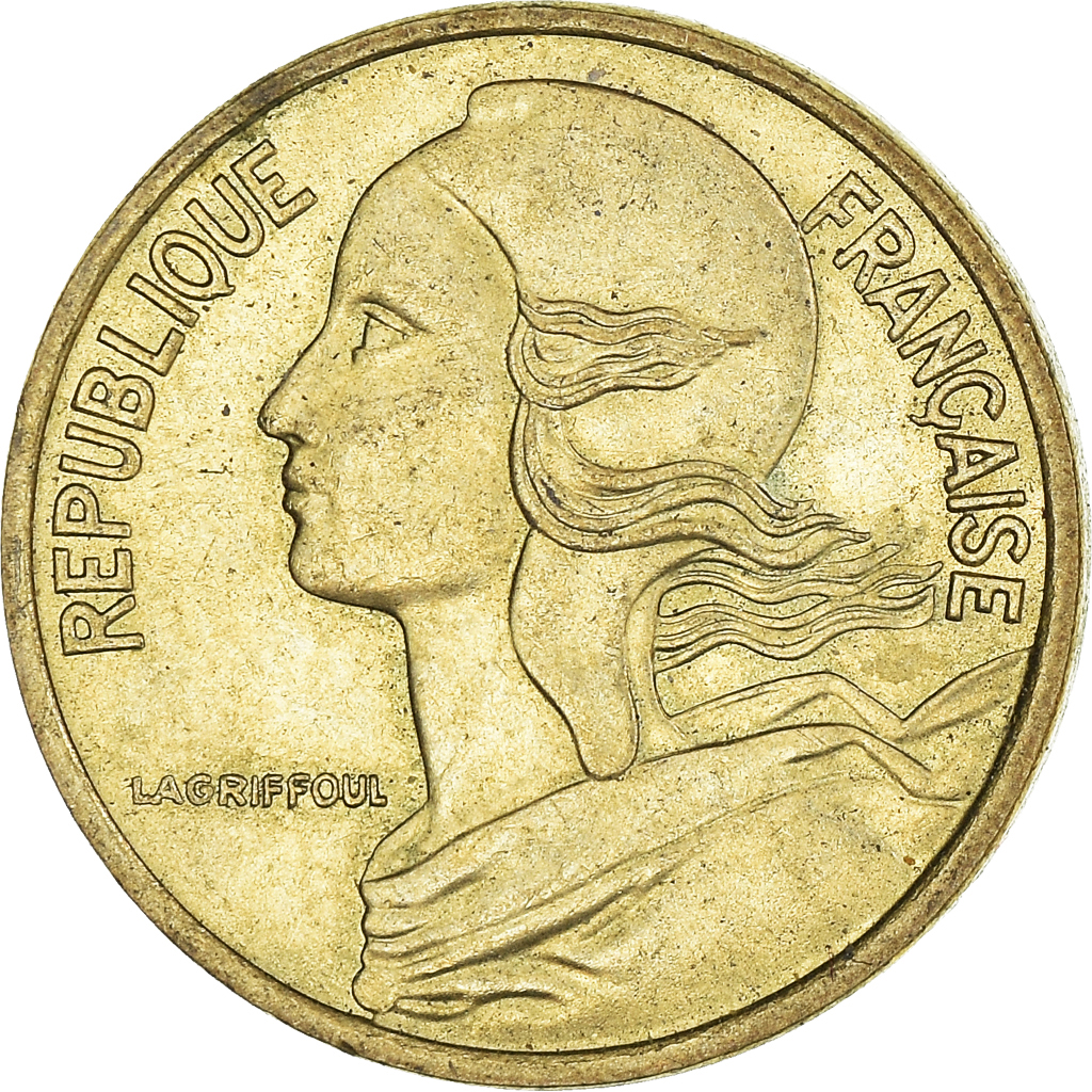 Moneda, Francia, 5 Centimes, 1980