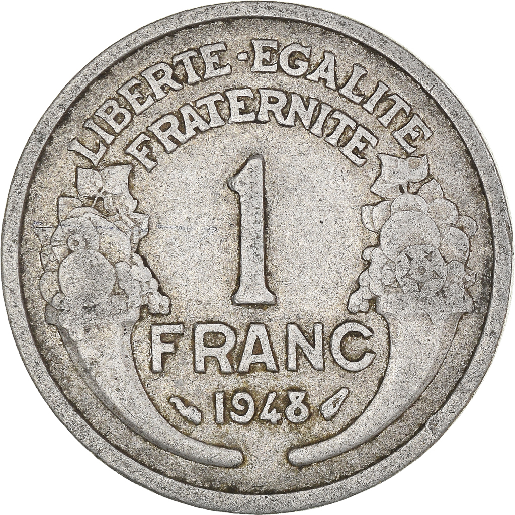 Moneda, Francia, Franc, 1948