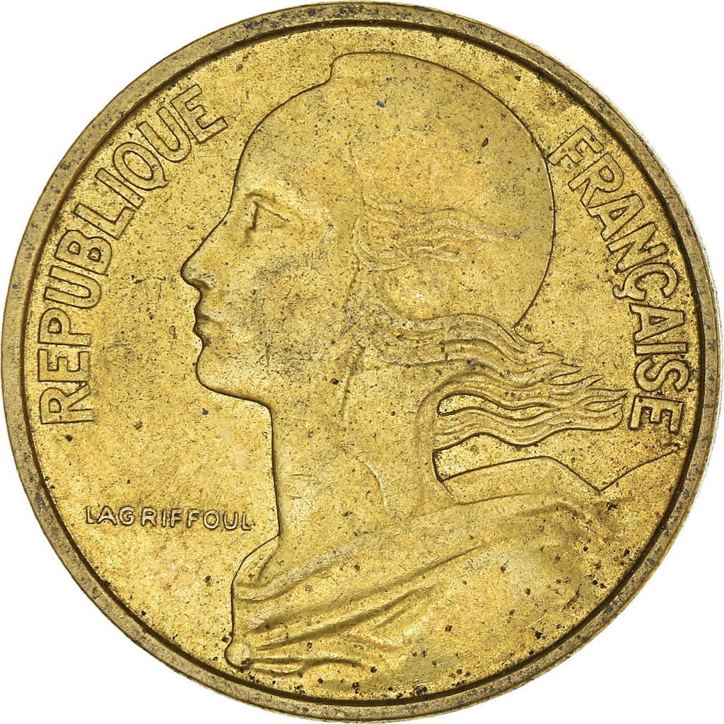 Moneda, Francia, 10 Centimes, 1967