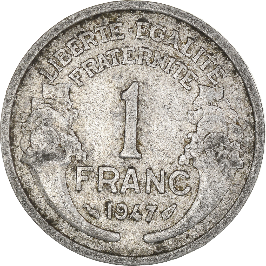 Moneda, Francia, Franc, 1947
