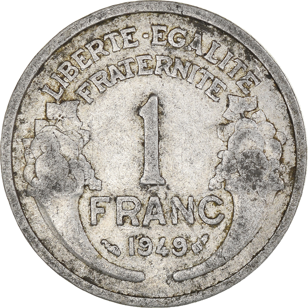 Moneda, Francia, Franc, 1949