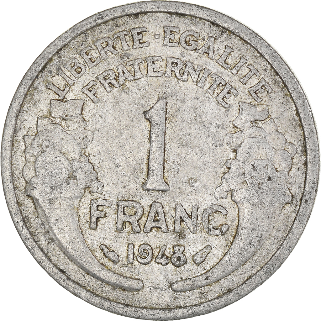 Moneda, Francia, Franc, 1948