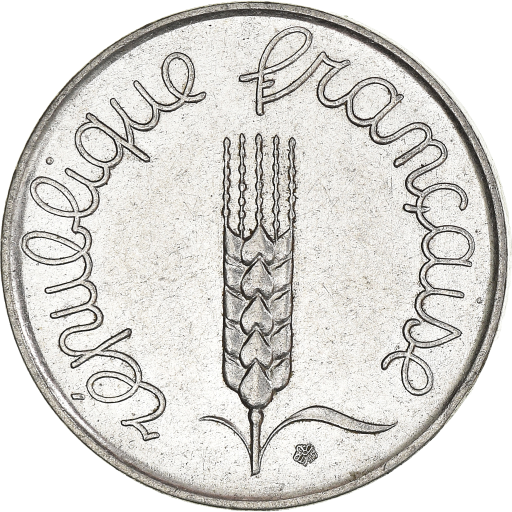 Moneda, Francia, 5 Centimes, 1961