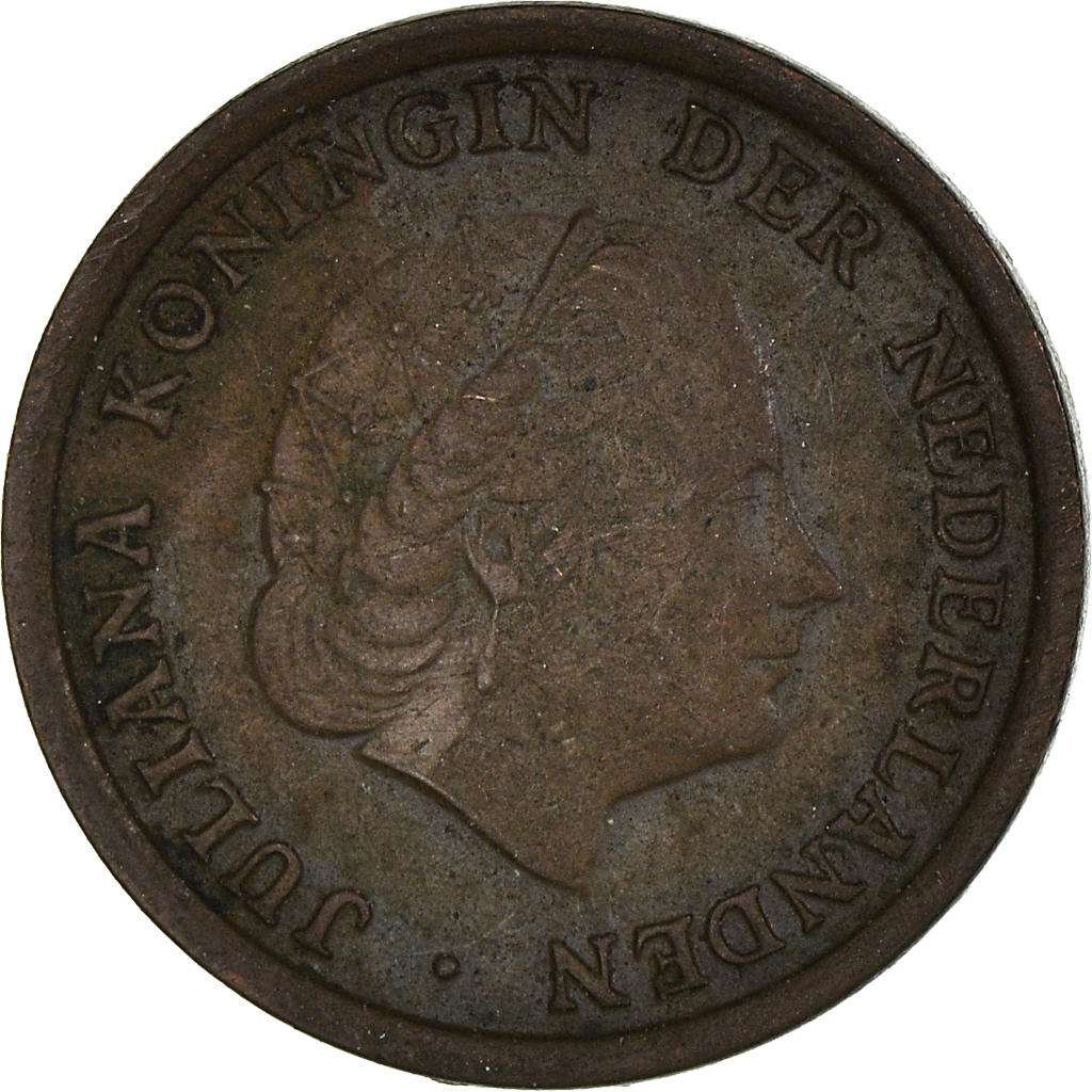 Moneda, Países Bajos, Cent, 1957