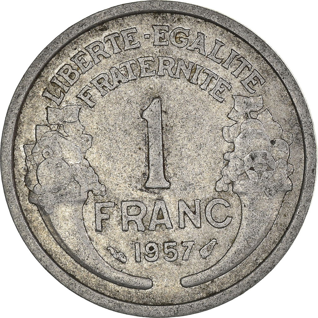 Moneda, Francia, Franc, 1957