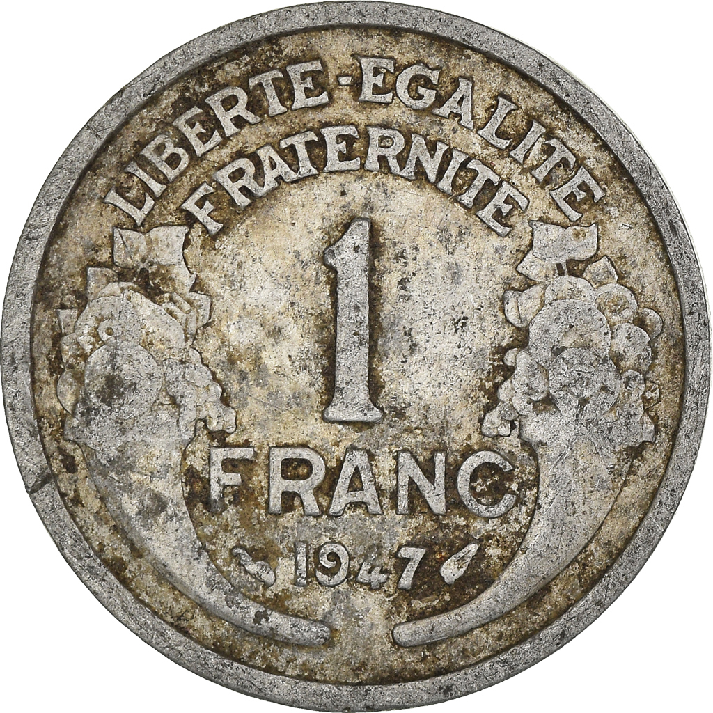 Moneda, Francia, Franc, 1947