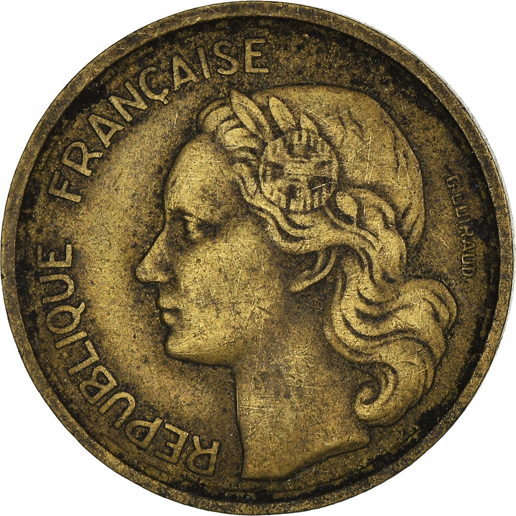 Moneda, Francia, 10 Francs, 1951