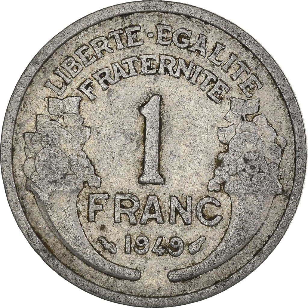 Moneda, Francia, Franc, 1949