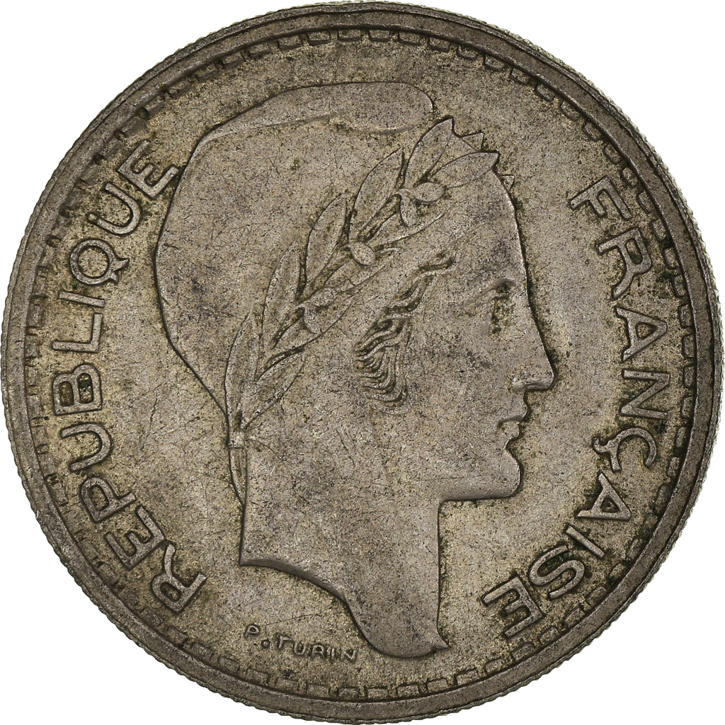 Moneda, Francia, 10 Francs, 1949