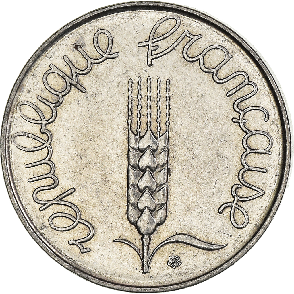 Moneda, Francia, 5 Centimes, 1964