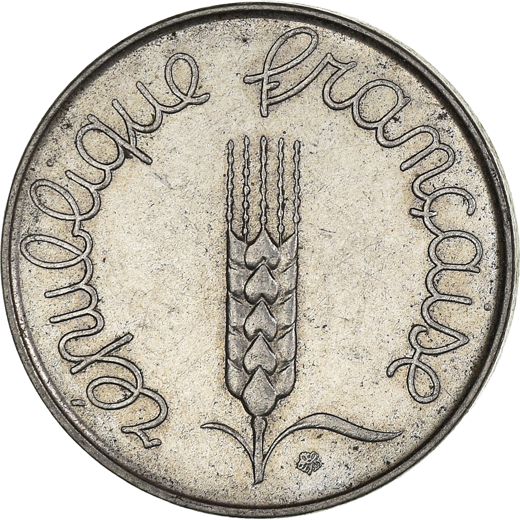 Moneda, Francia, 5 Centimes, 1964