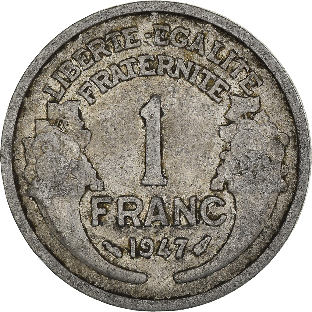 Moneda, Francia, Franc, 1947