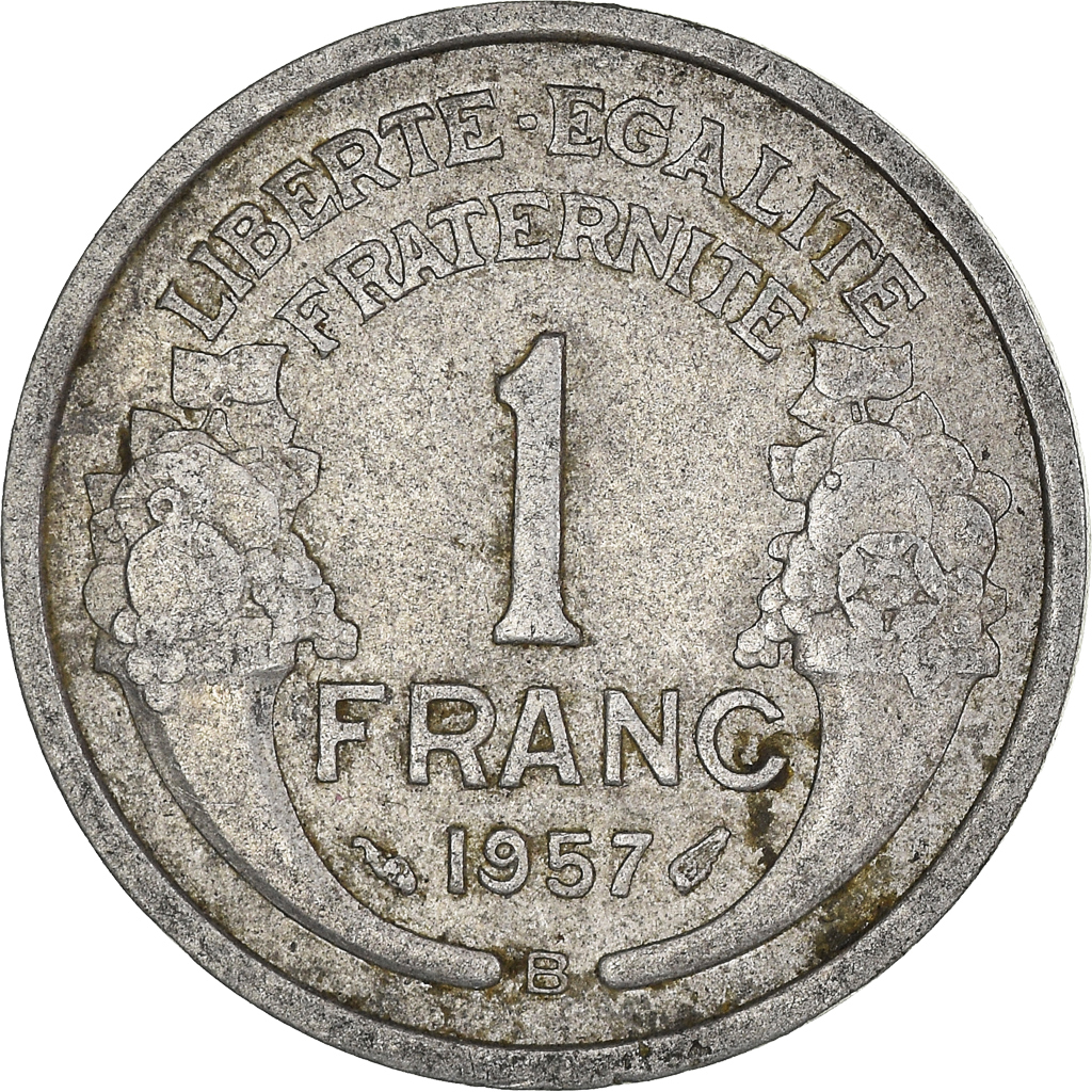 Moneda, Francia, Franc, 1957