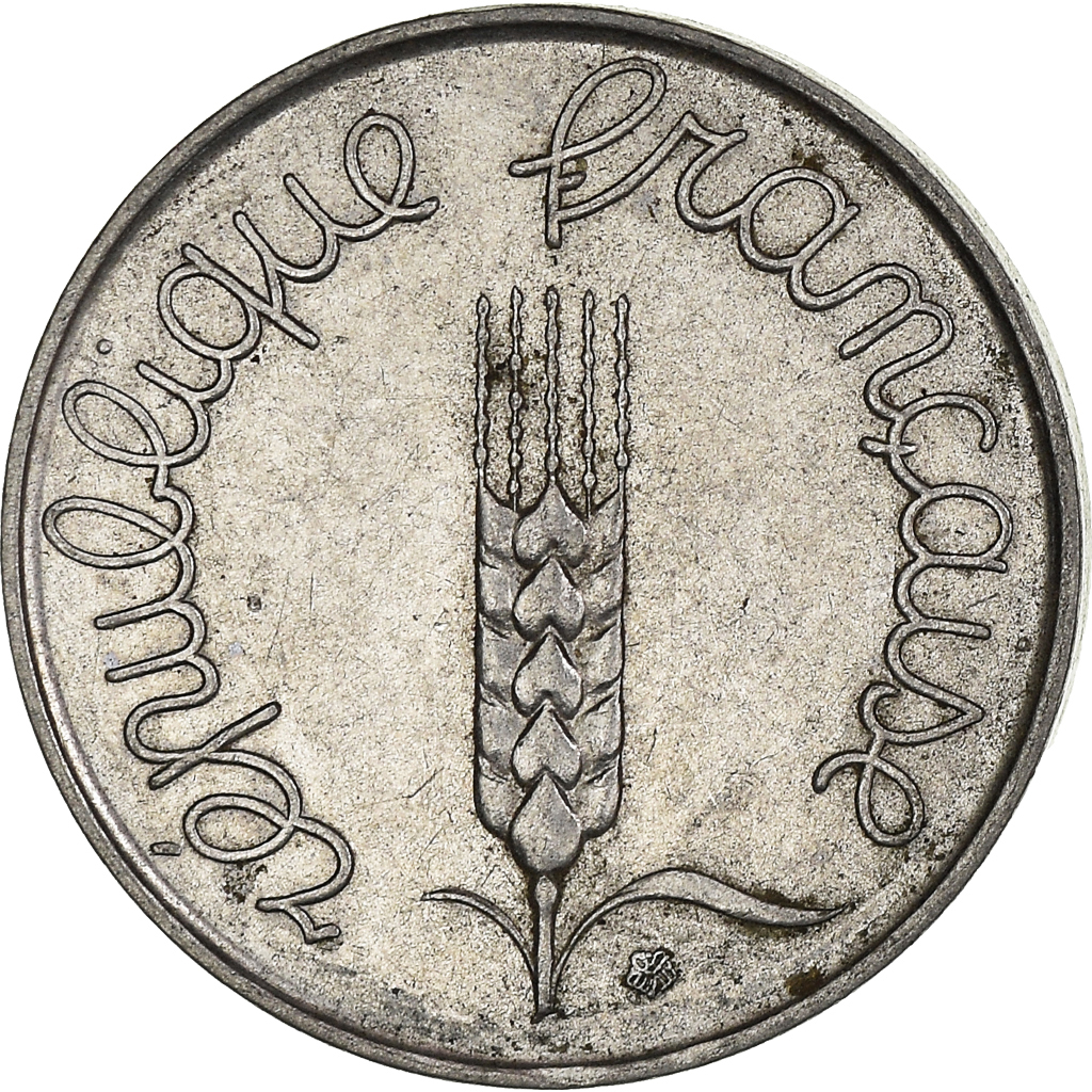Moneda, Francia, 5 Centimes, 1963