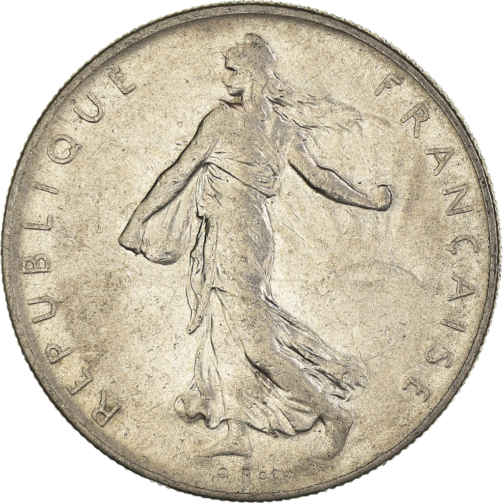 Moneda, Francia, Franc, 1964