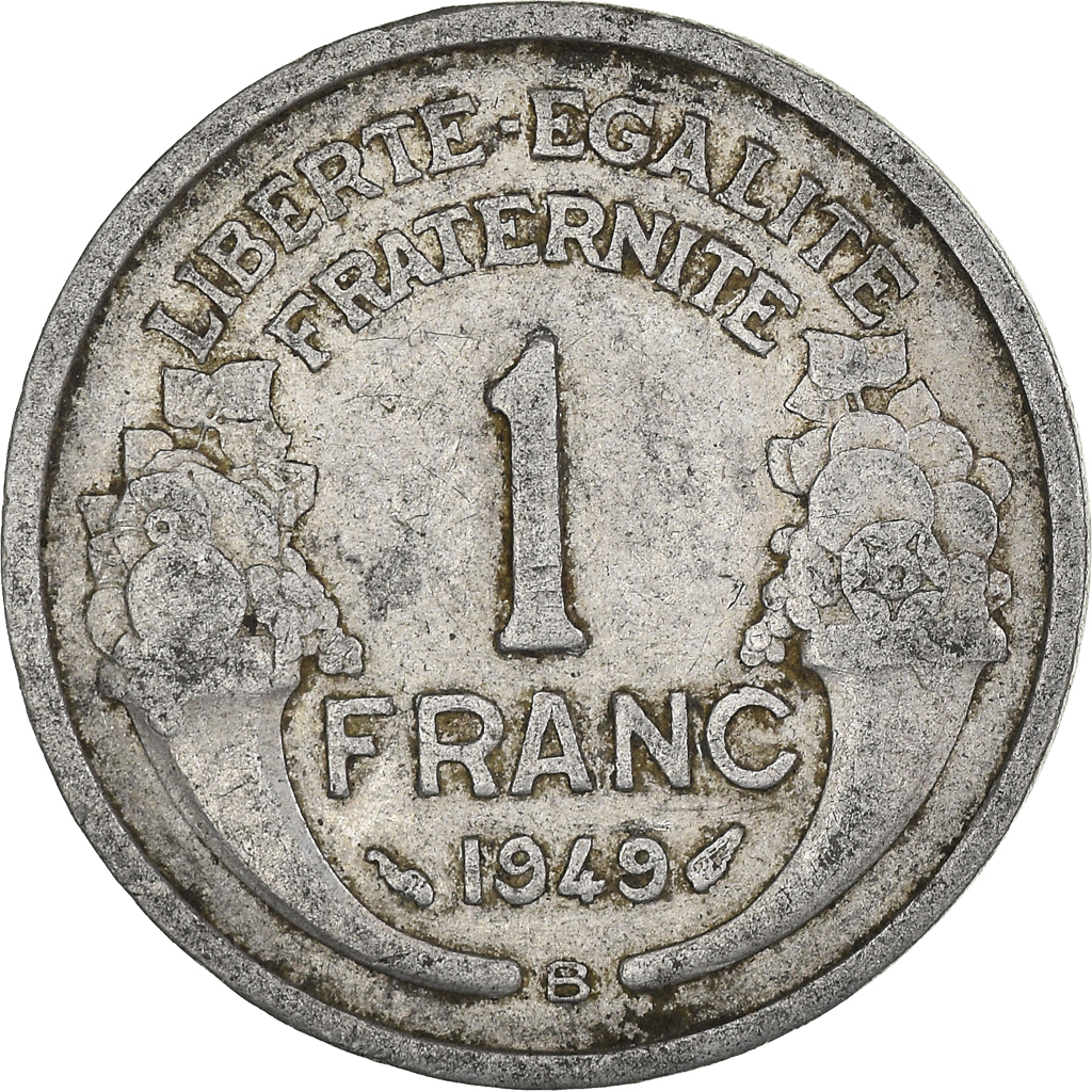 Moneda, Francia, Franc, 1949