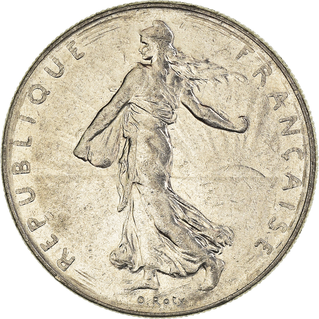 Moneda, Francia, Franc, 1977