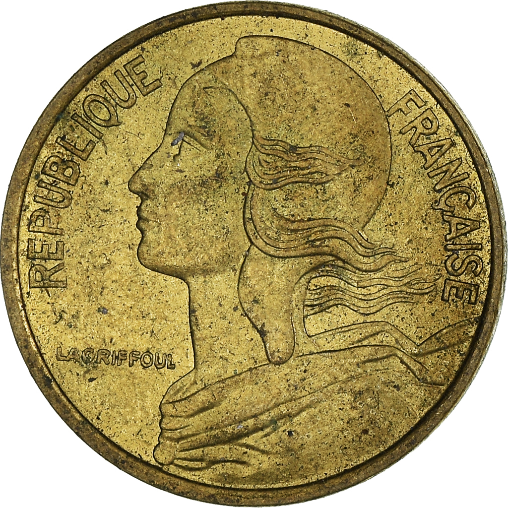 Moneda, Francia, 5 Centimes, 1996