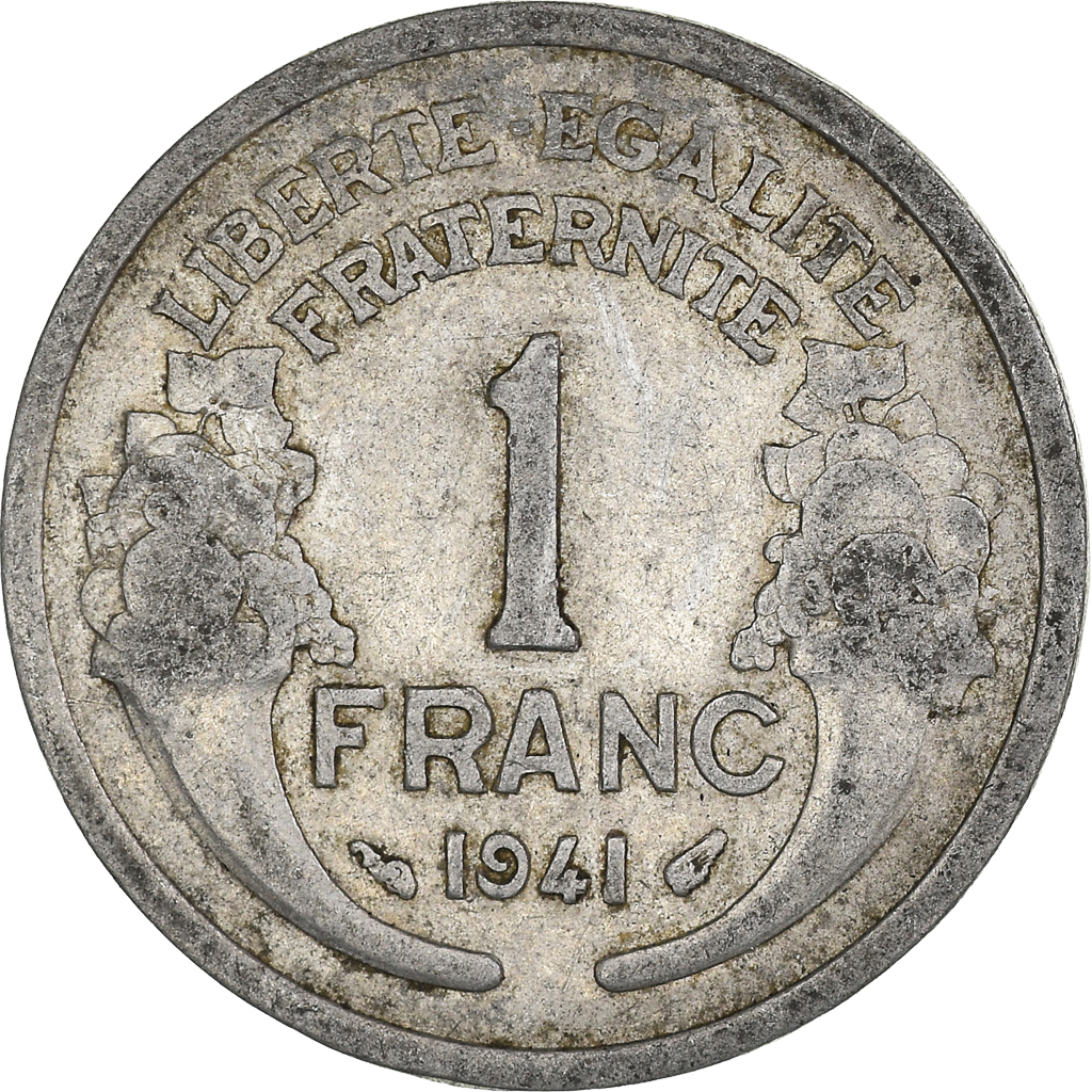 Moneda, Francia, Franc, 1941