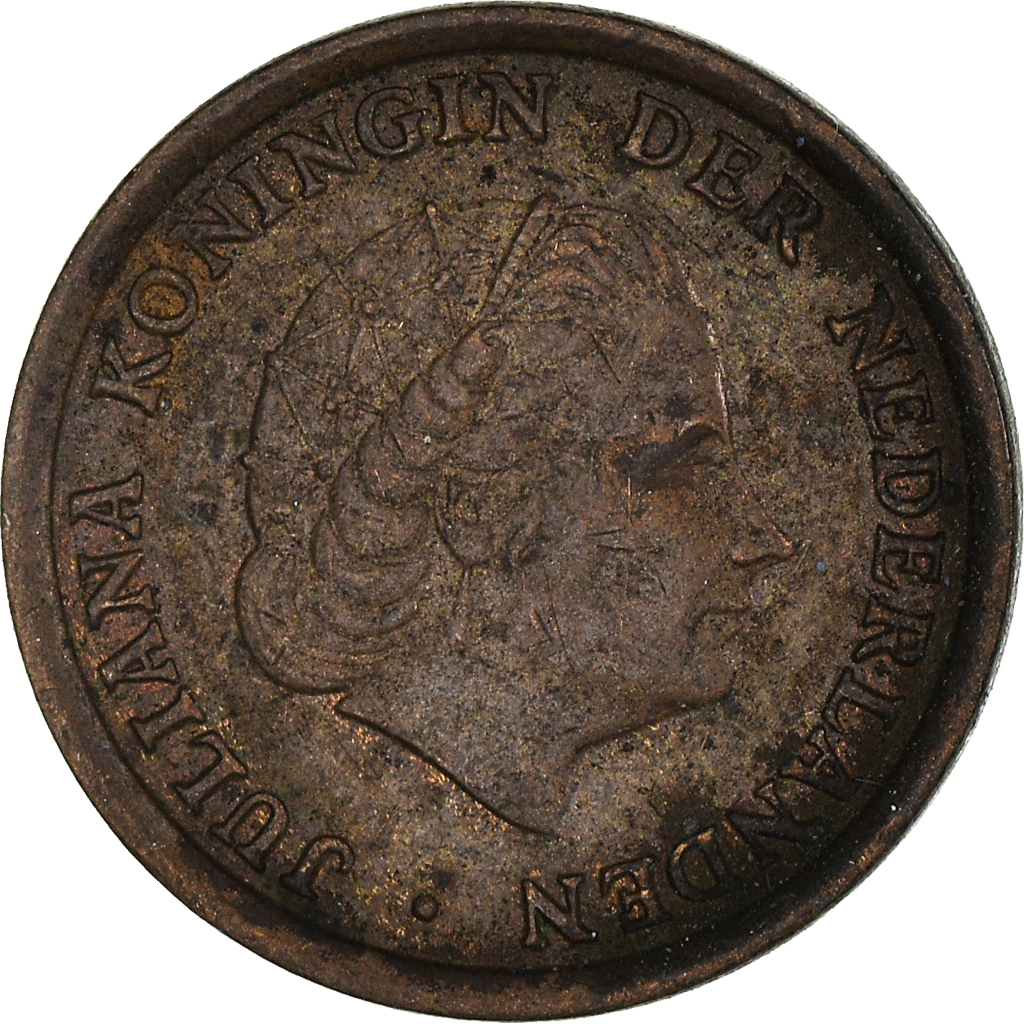 Moneda, Países Bajos, Cent, 1958