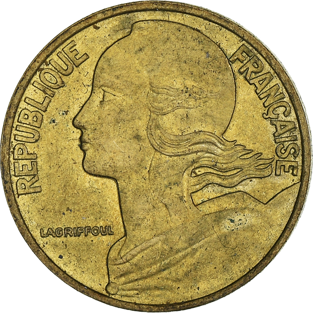 Moneda, Francia, 5 Centimes, 1993