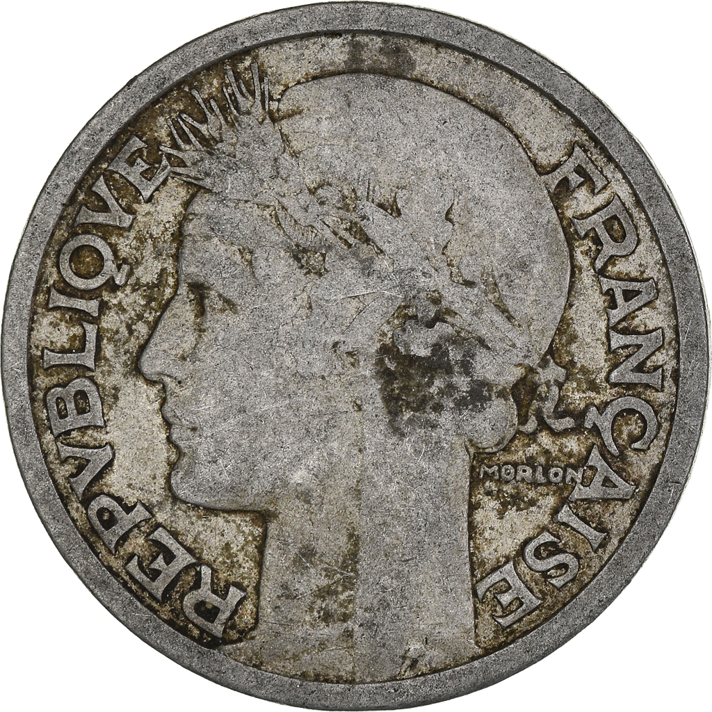 Moneda, Francia, 2 Francs, 1945
