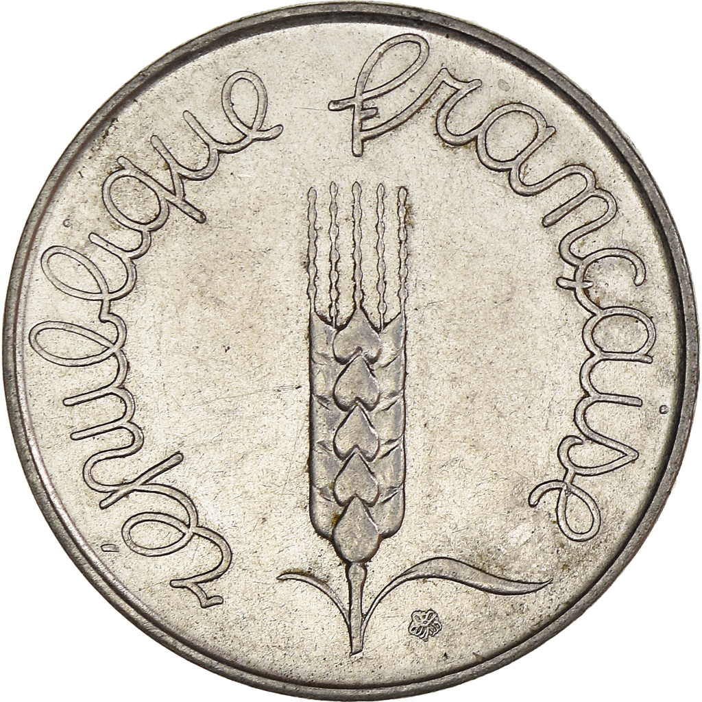 Moneda, Francia, 5 Centimes, 1963