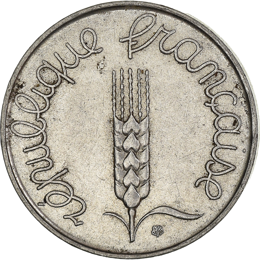 Moneda, Francia, 5 Centimes, 1963