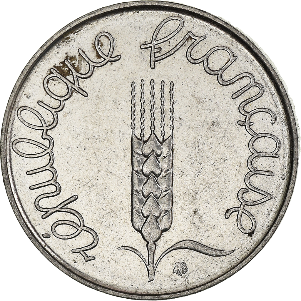 Moneda, Francia, 5 Centimes, 1964