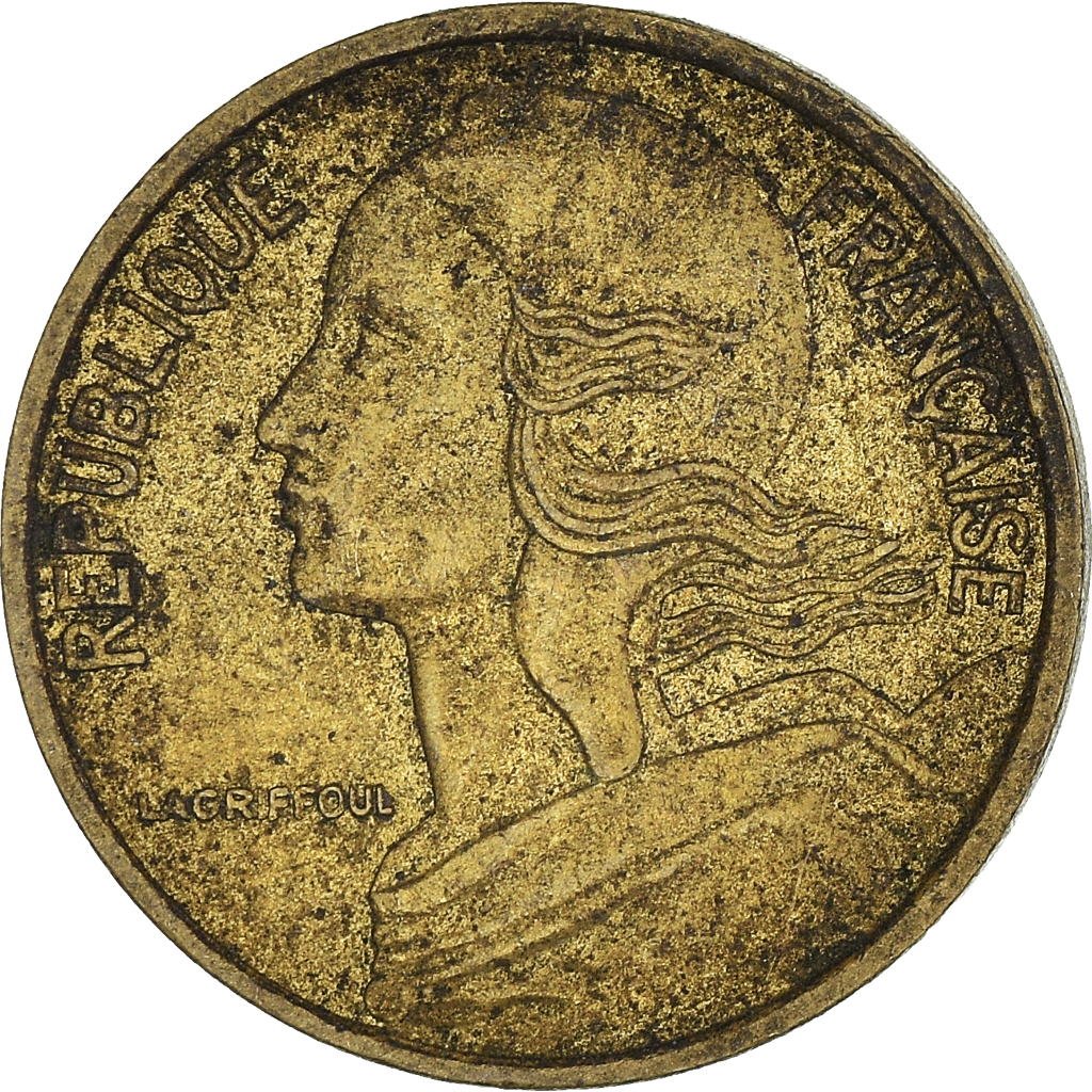 Moneda, Francia, 5 Centimes, 1983