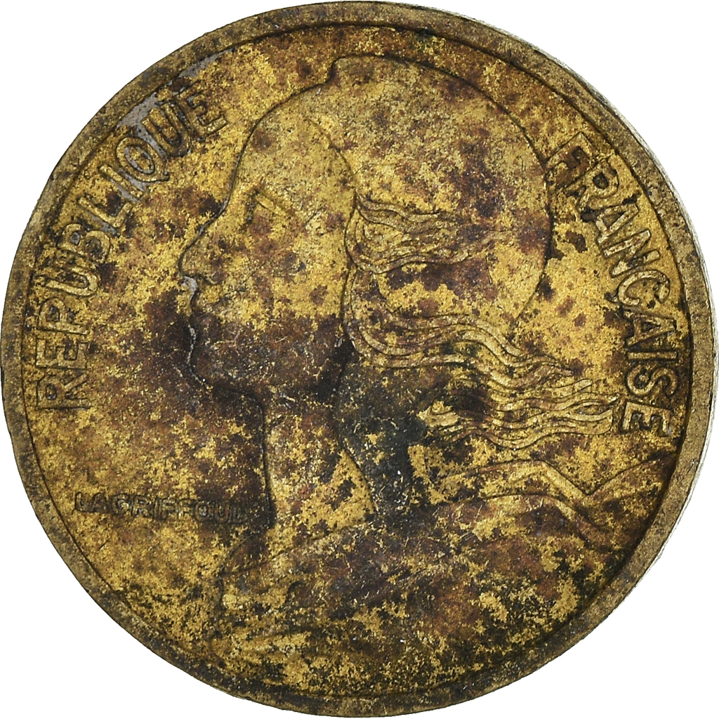 Moneda, Francia, 5 Centimes, 1976
