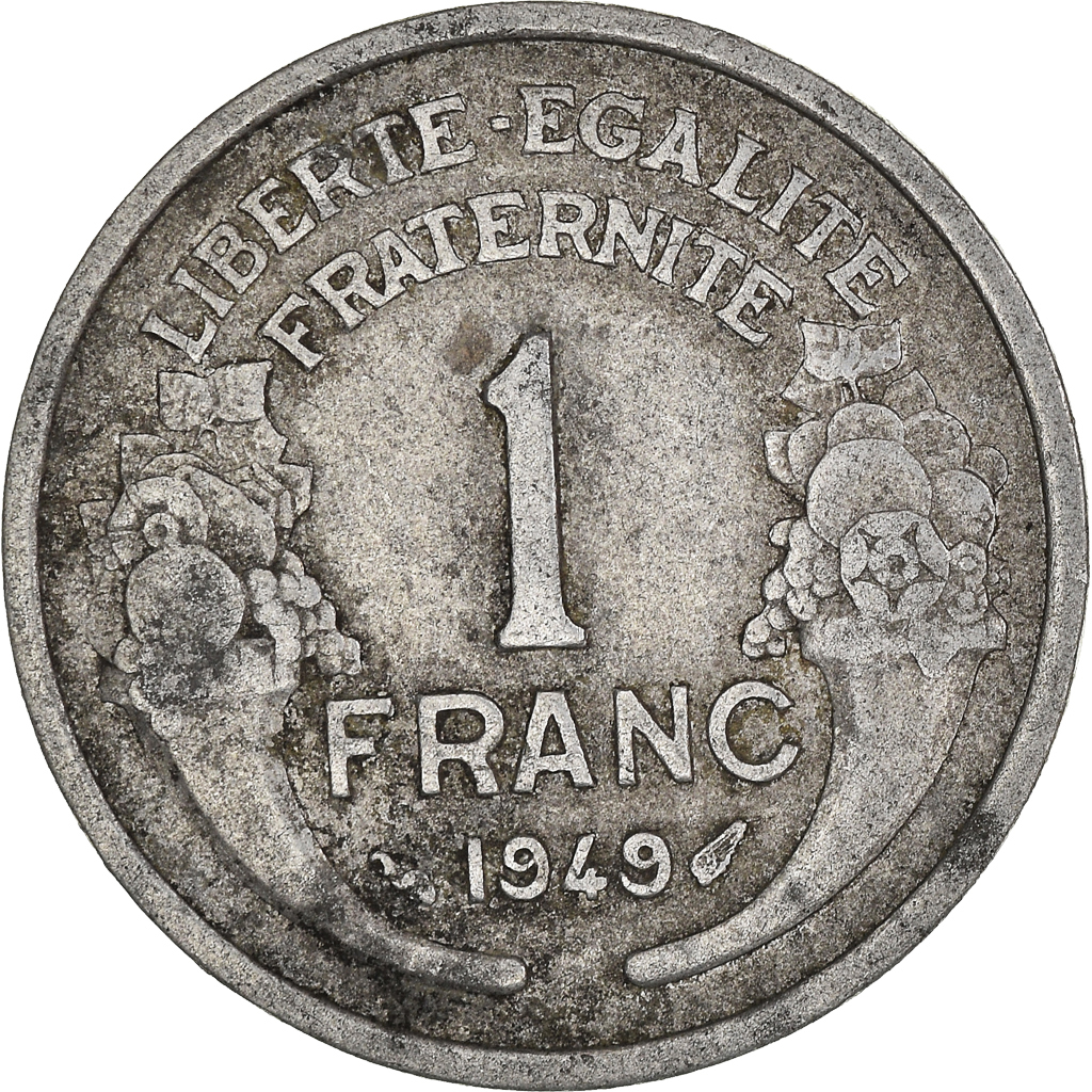 Moneda, Francia, Franc, 1949