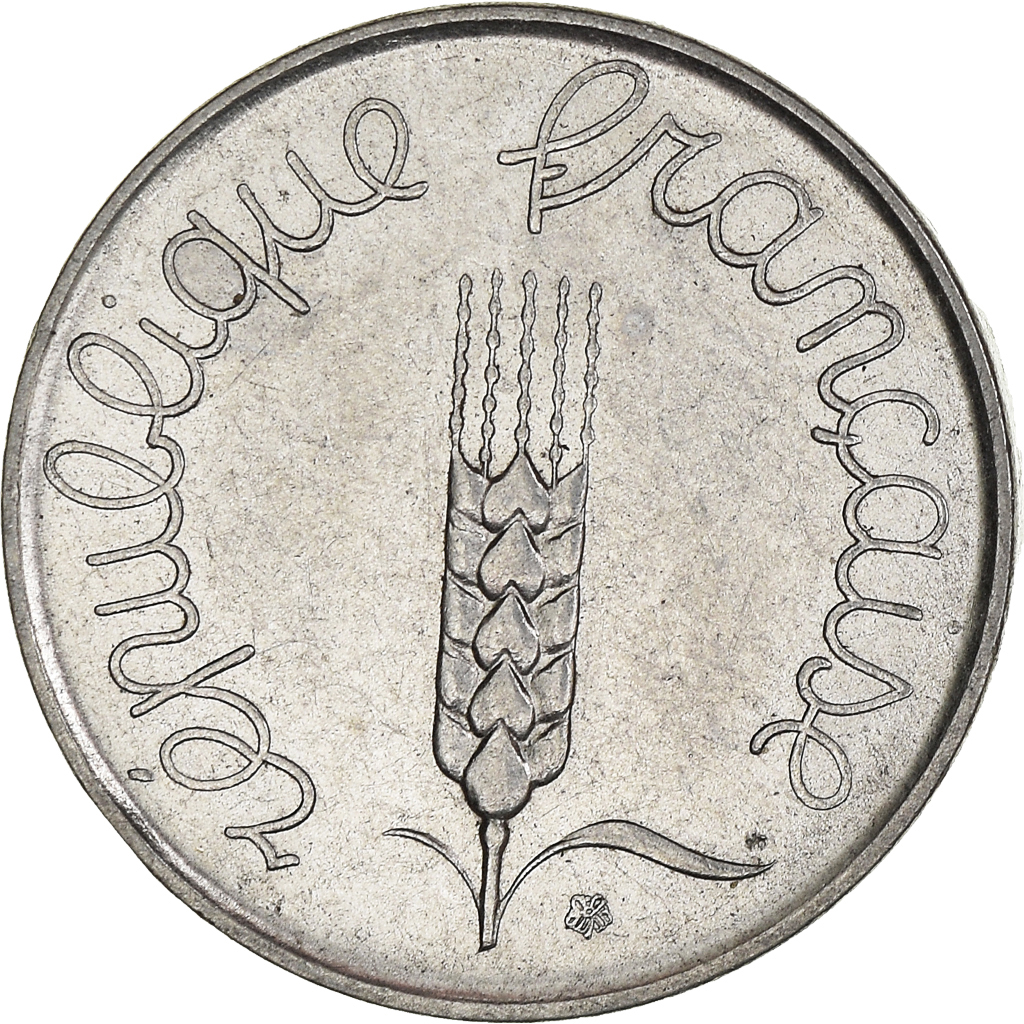 Moneda, Francia, 5 Centimes, 1961