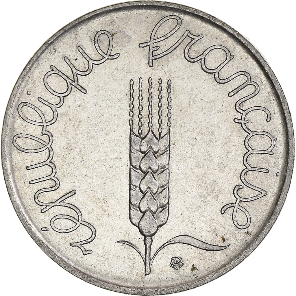 Moneda, Francia, 5 Centimes, 1961