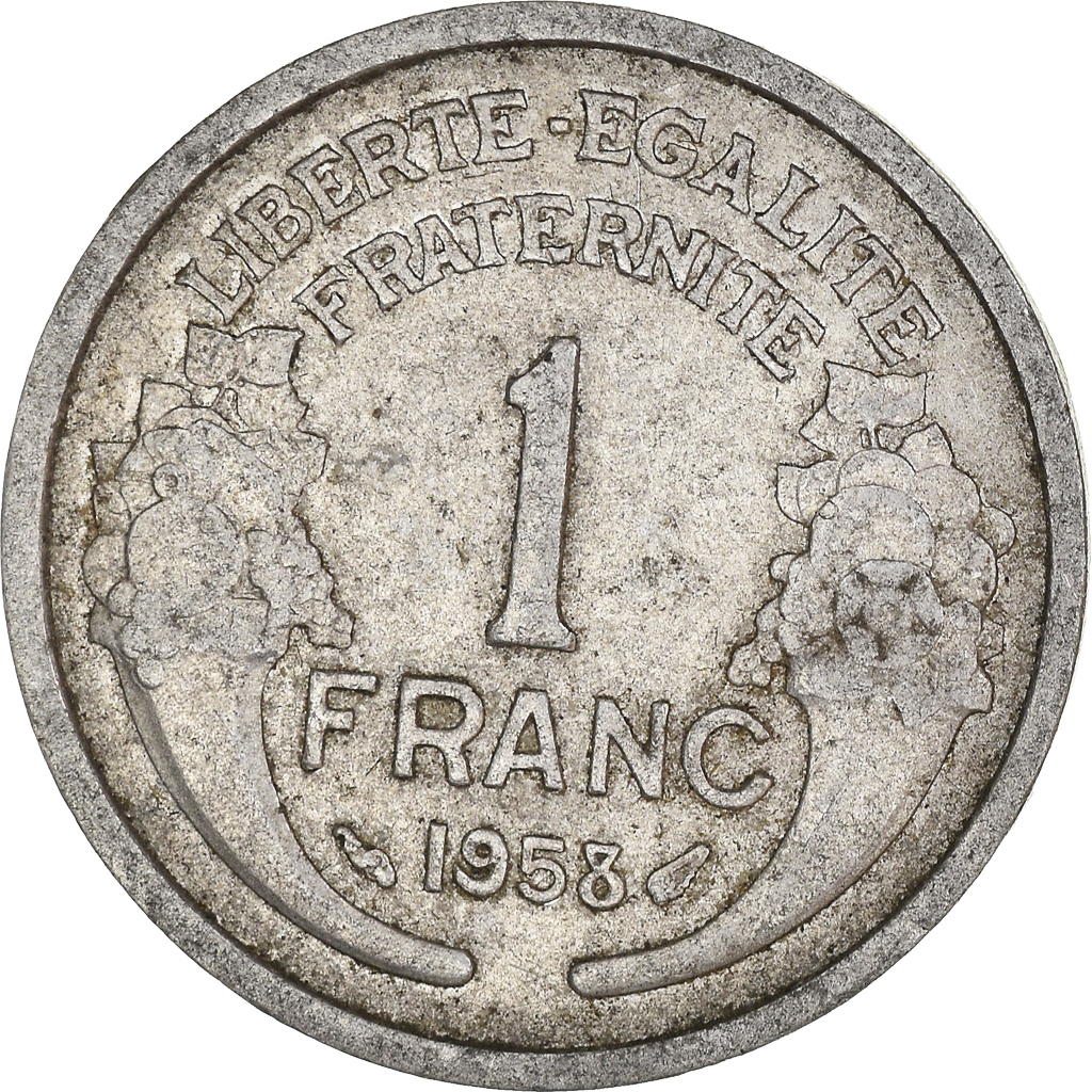 Moneda, Francia, Franc, 1958