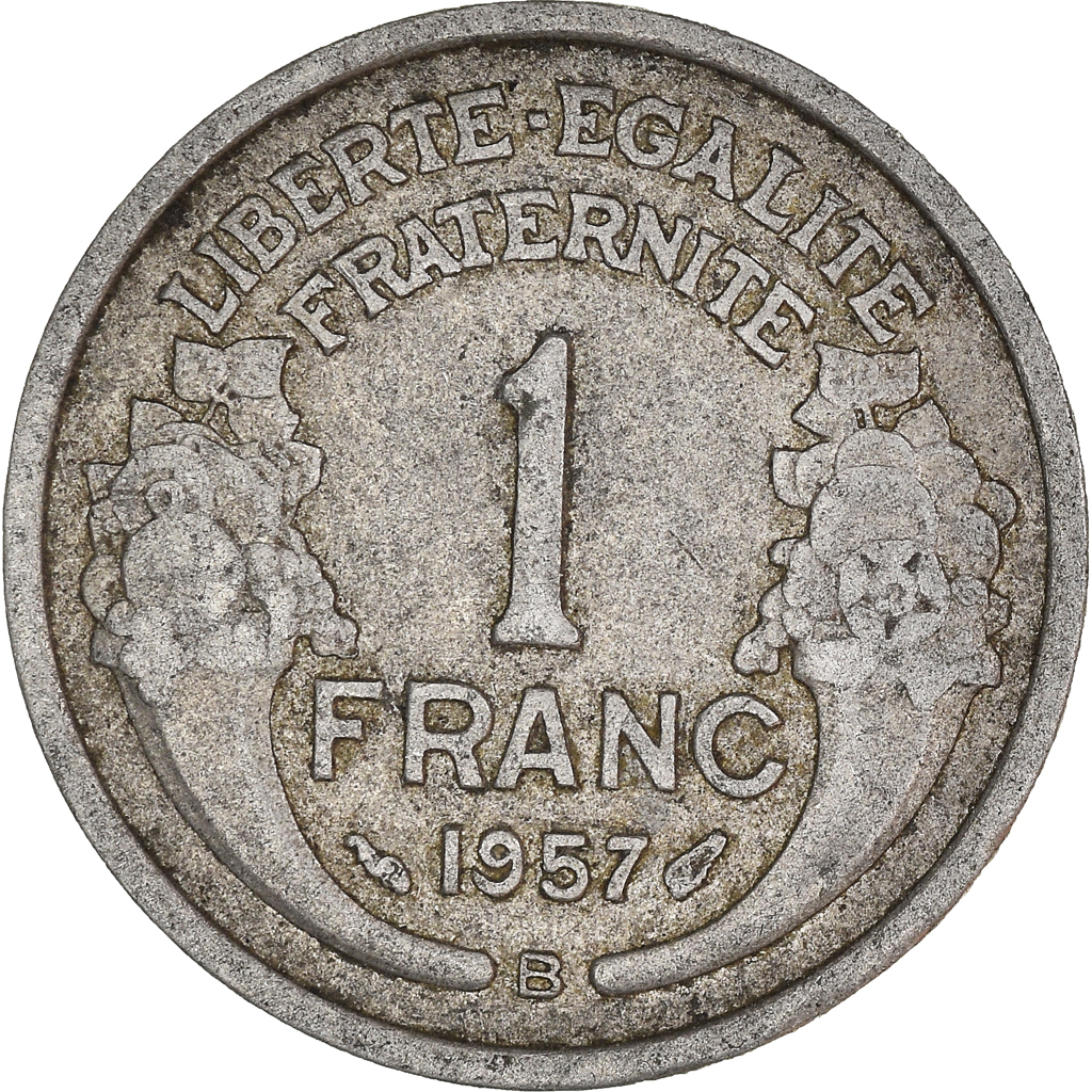 Moneda, Francia, Franc, 1957