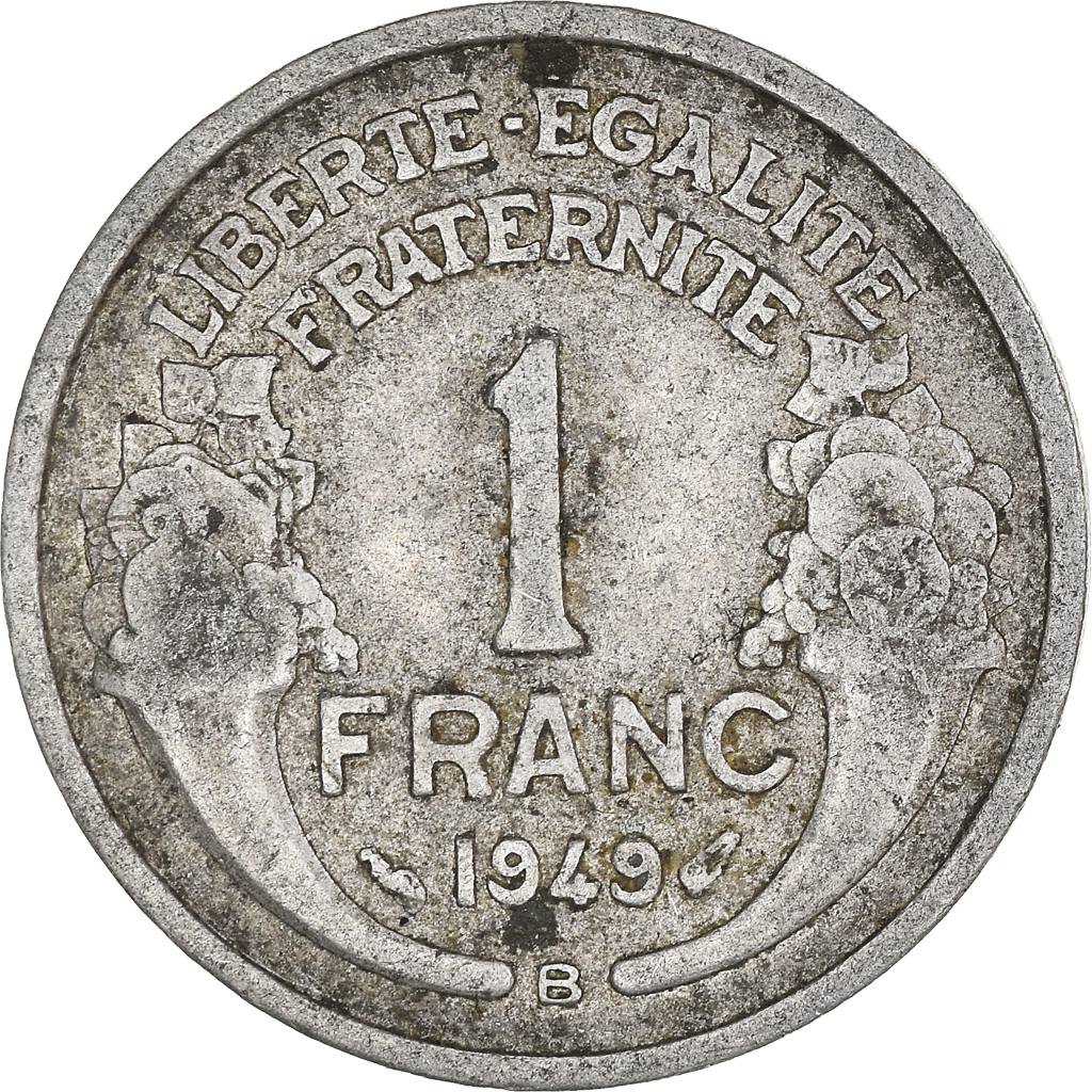 Moneda, Francia, Franc, 1949