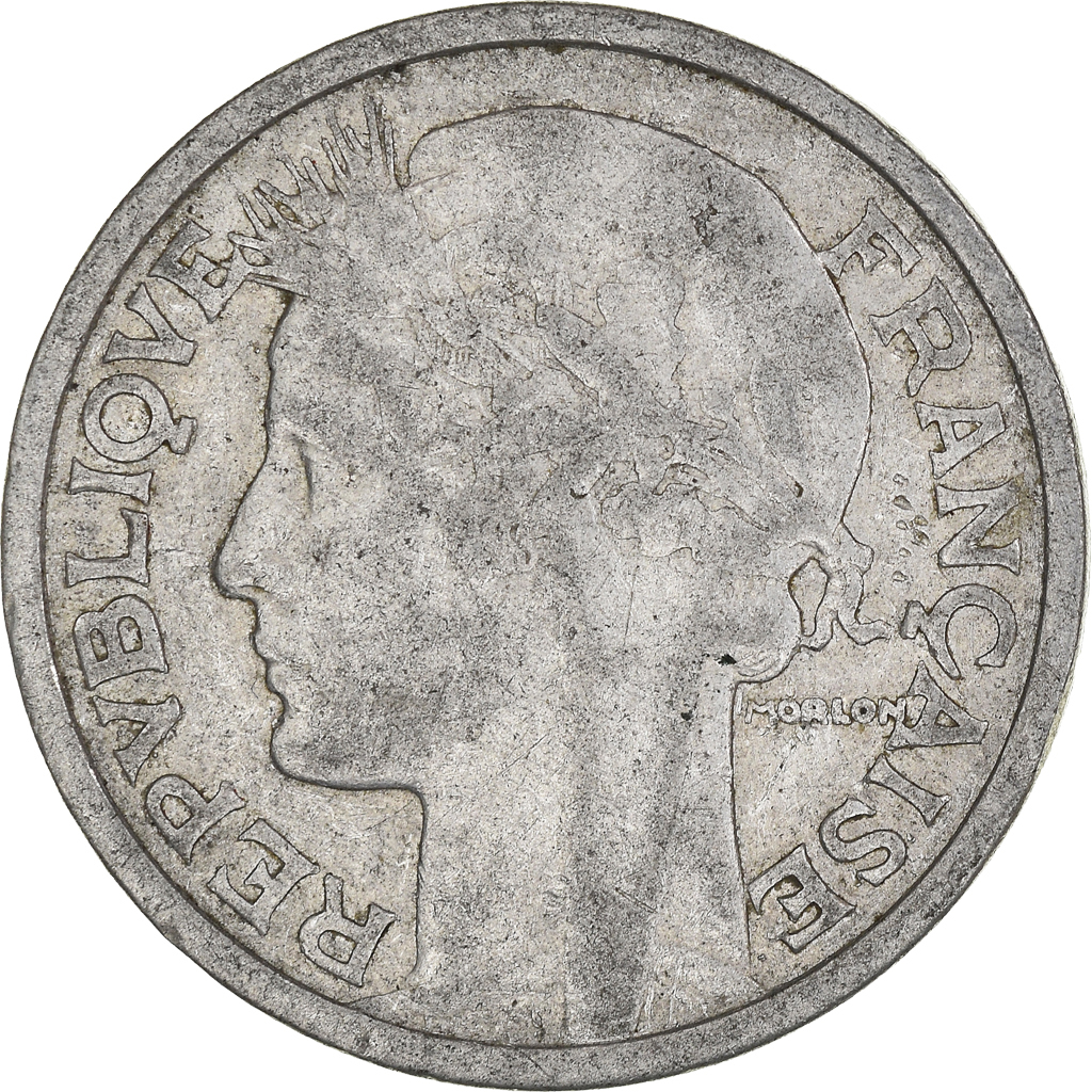Moneda, Francia, 2 Francs, 1948