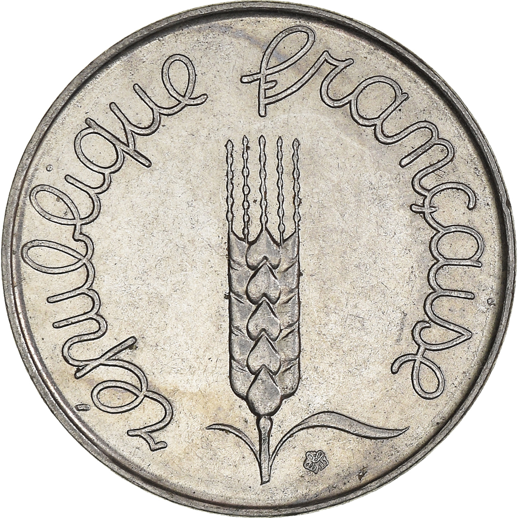 Moneda, Francia, 5 Centimes, 1964