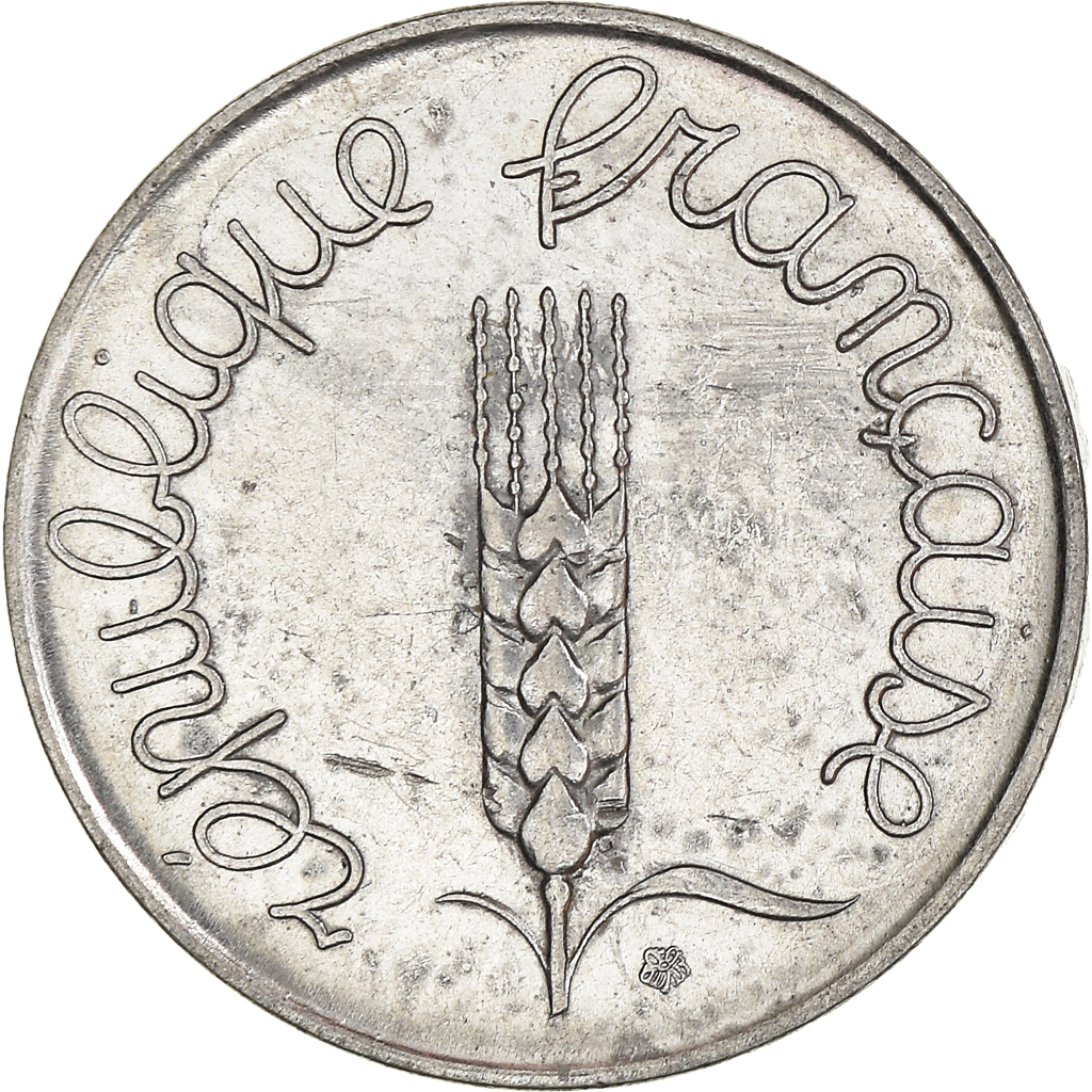 Moneda, Francia, 5 Centimes, 1962