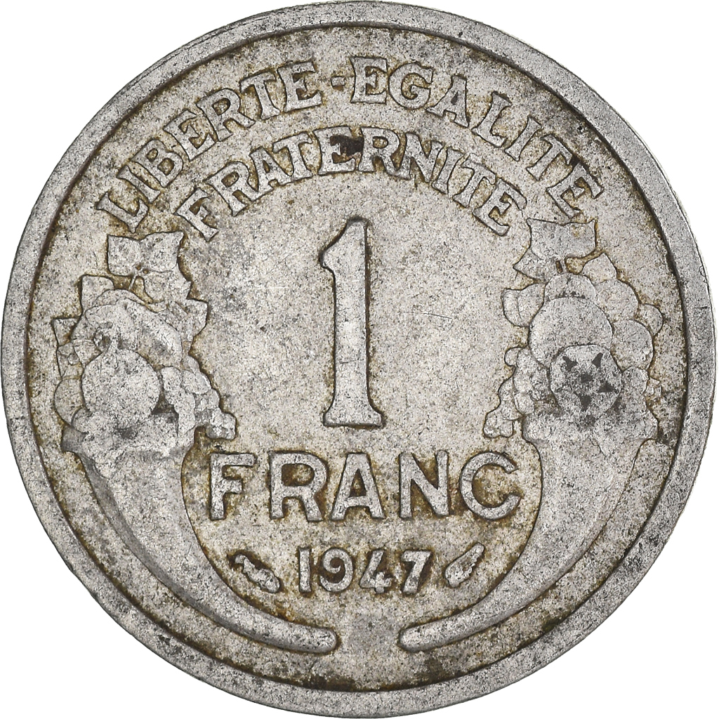 Moneda, Francia, Franc, 1947
