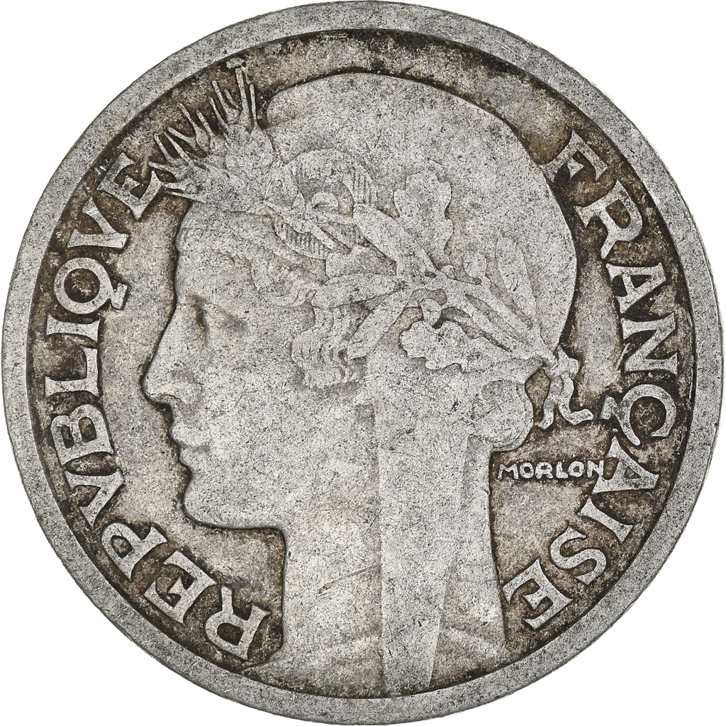 Moneda, Francia, 2 Francs, 1948