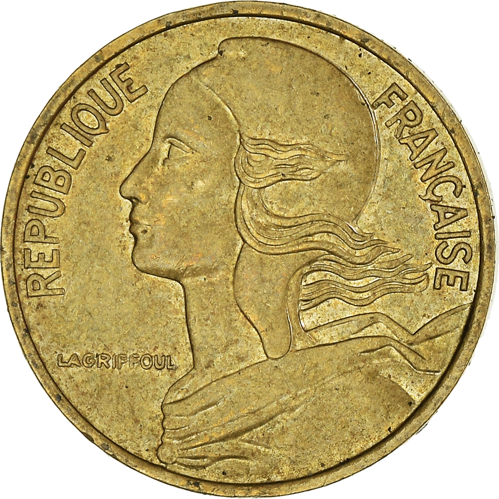 Moneda, Francia, 5 Centimes, 1987