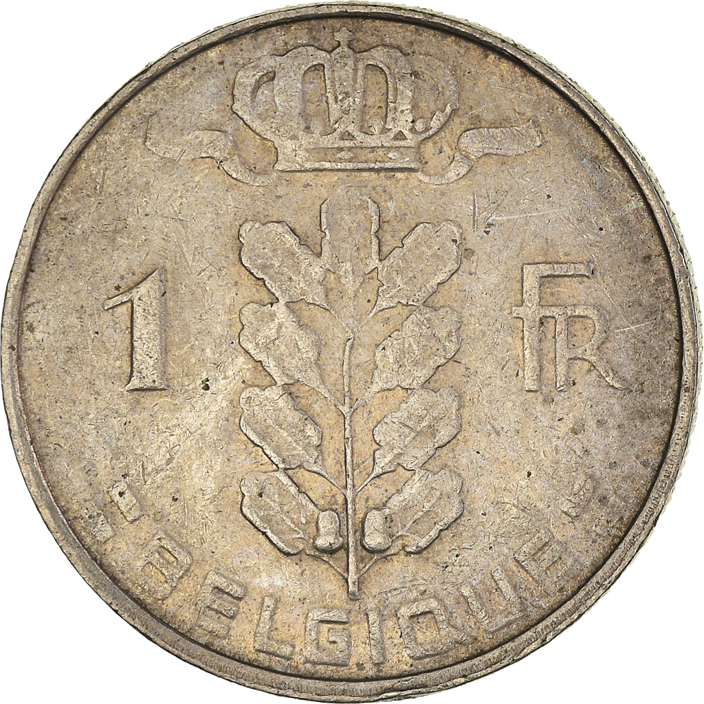 Moneda, Bélgica, Franc, 1966