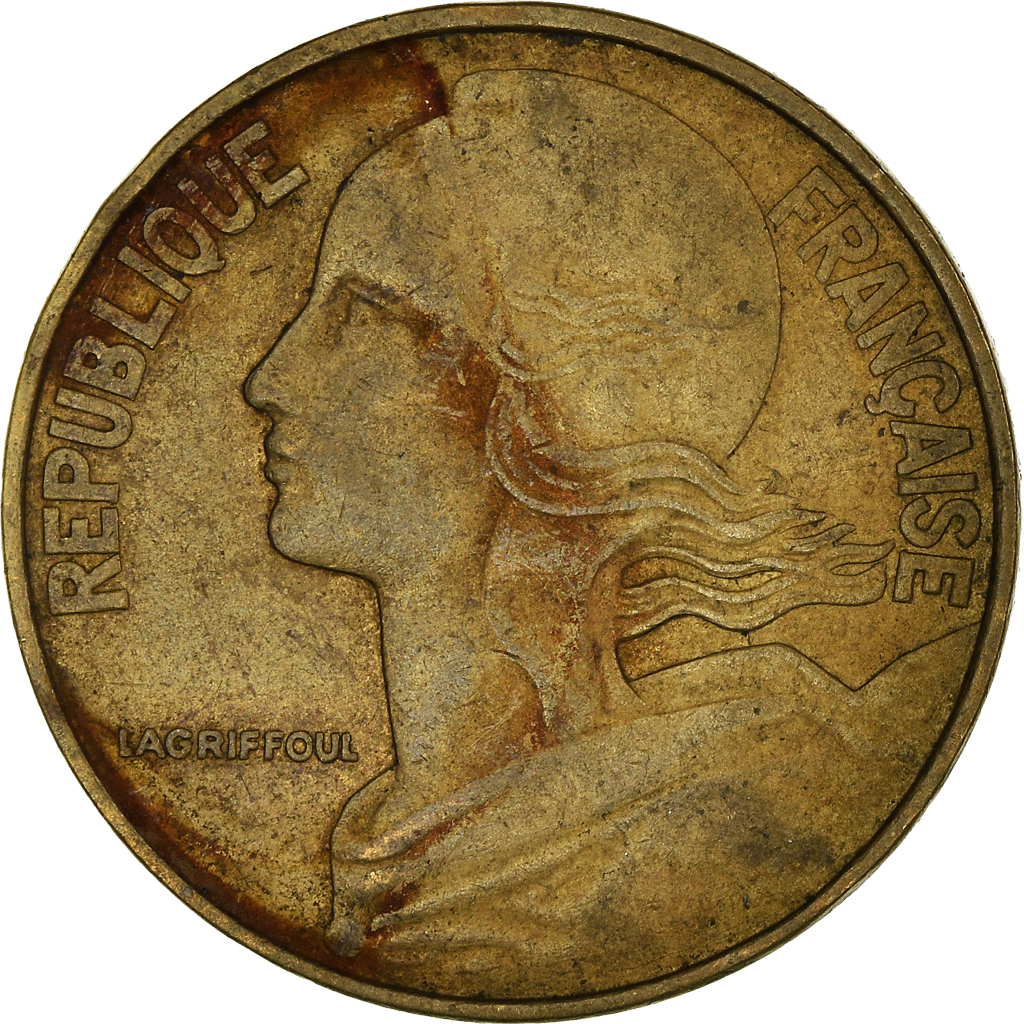 Moneda, Francia, 20 Centimes, 1981
