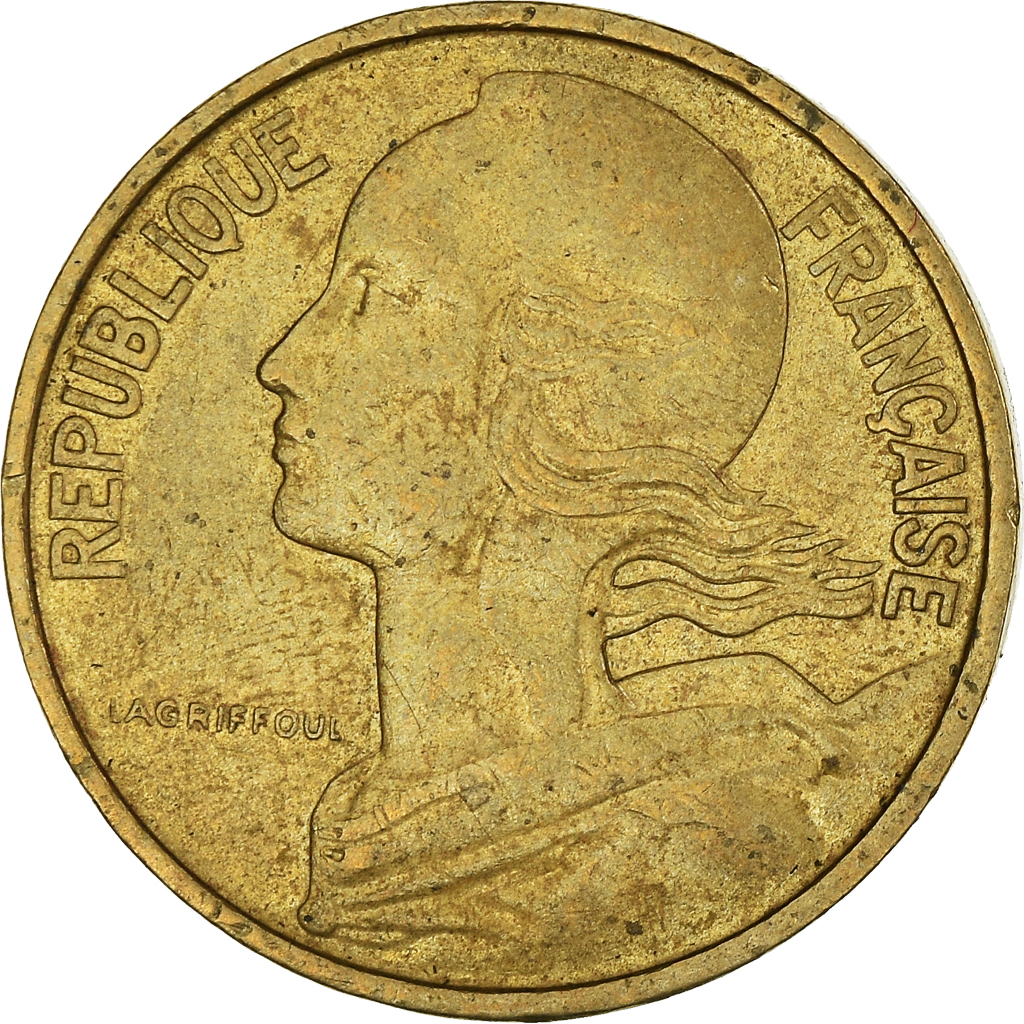 Moneda, Francia, 10 Centimes, 1967