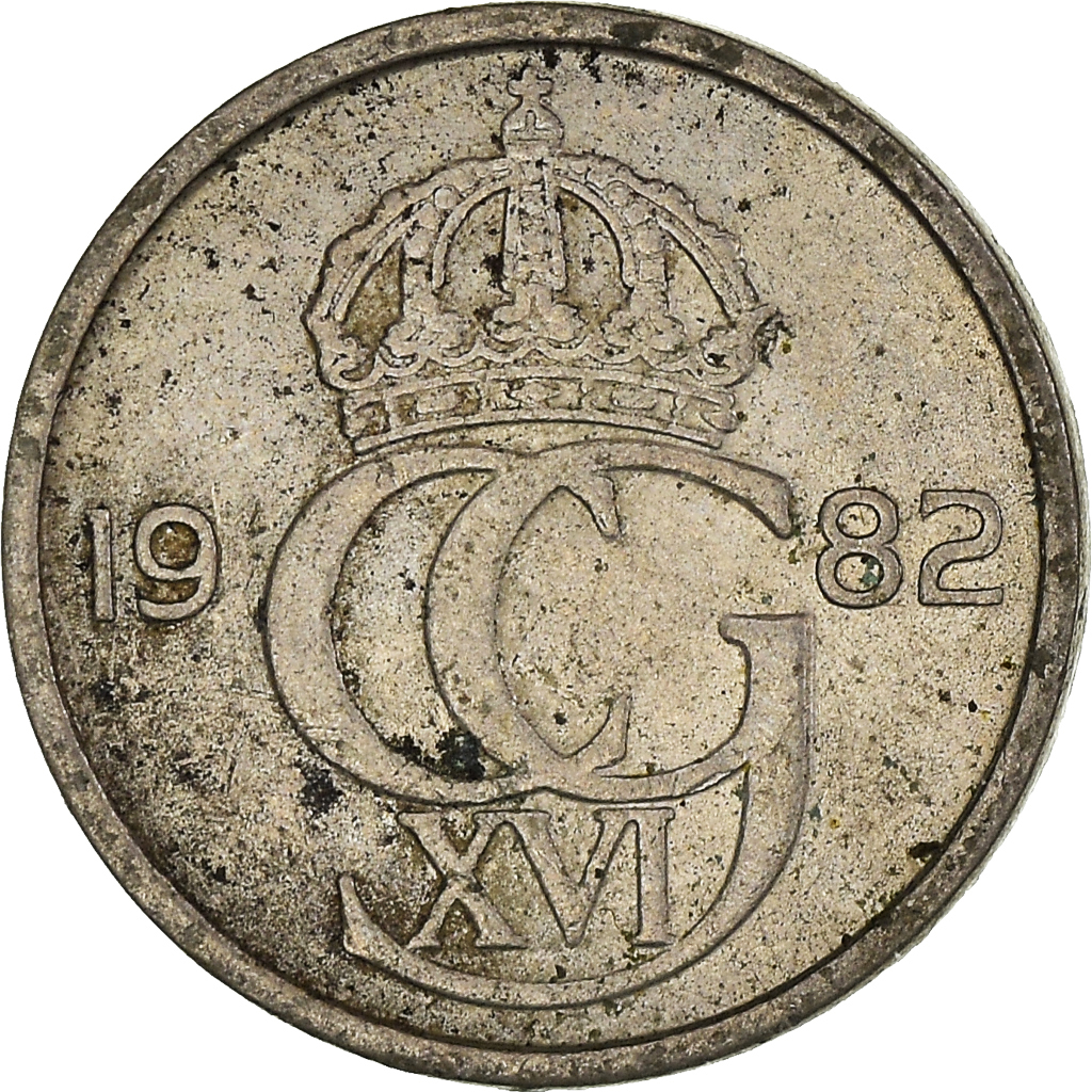 Moneda, Suecia, 10 Öre, 1982