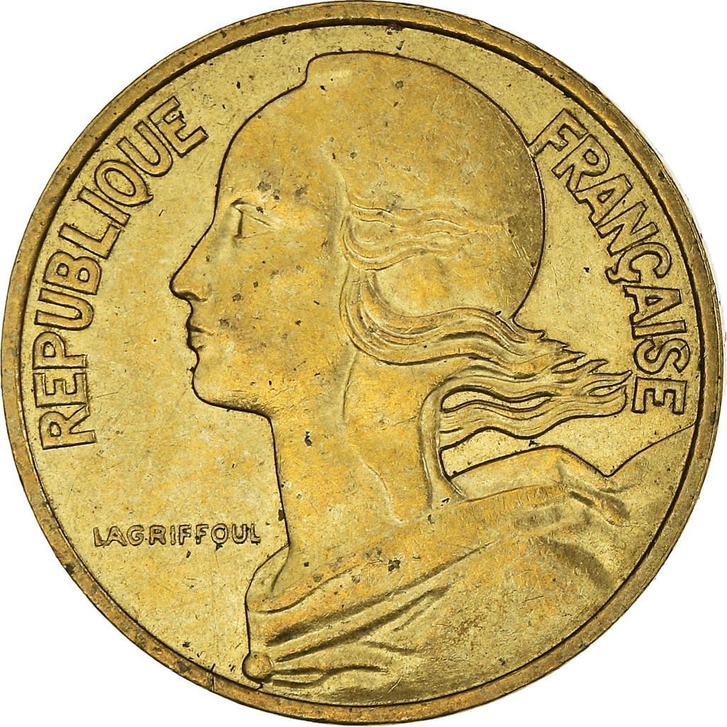 Moneda, Francia, 10 Centimes, 1998