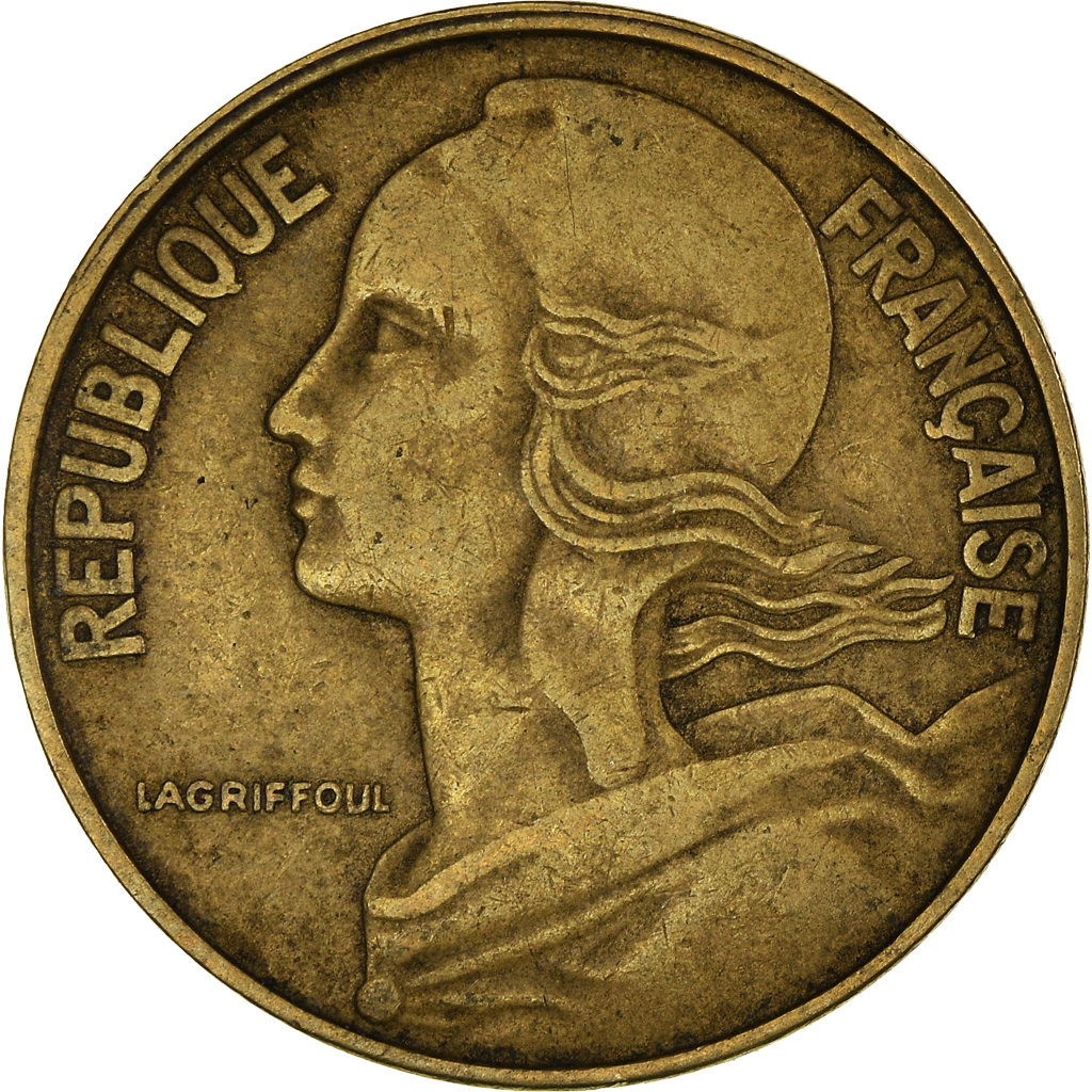 Moneda, Francia, 20 Centimes, 1967